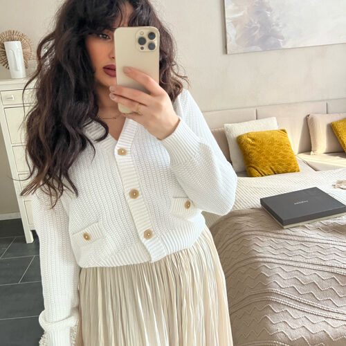 Basic coltrui dames van biologisch kasjmier